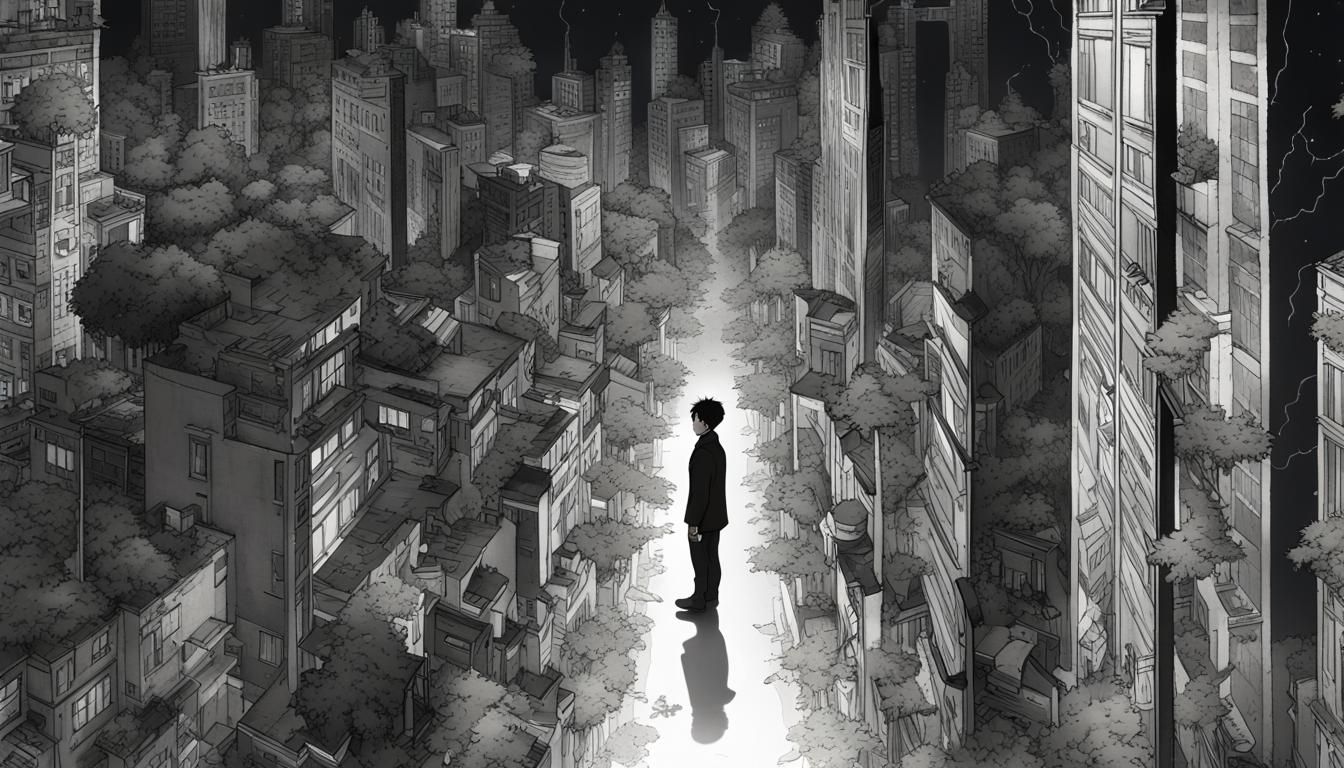 Protagonist on the Edge: A Splash Art Portrait