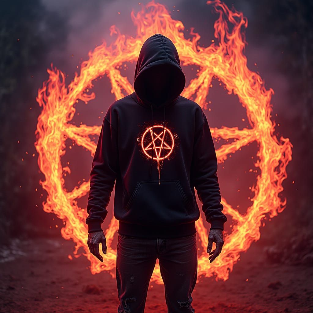 Unholy Psychedelic Entity in Fire and Brimstone