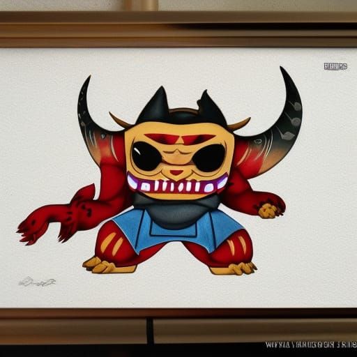 Surreal Japanese Yokai Reveals Its Fierce Nature
