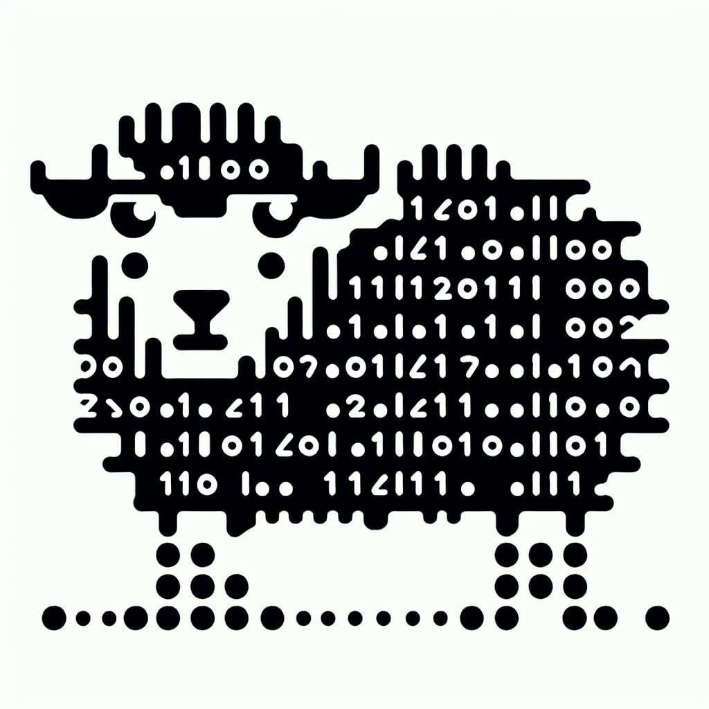 Morse Code Sheep: A Visual Interpretation