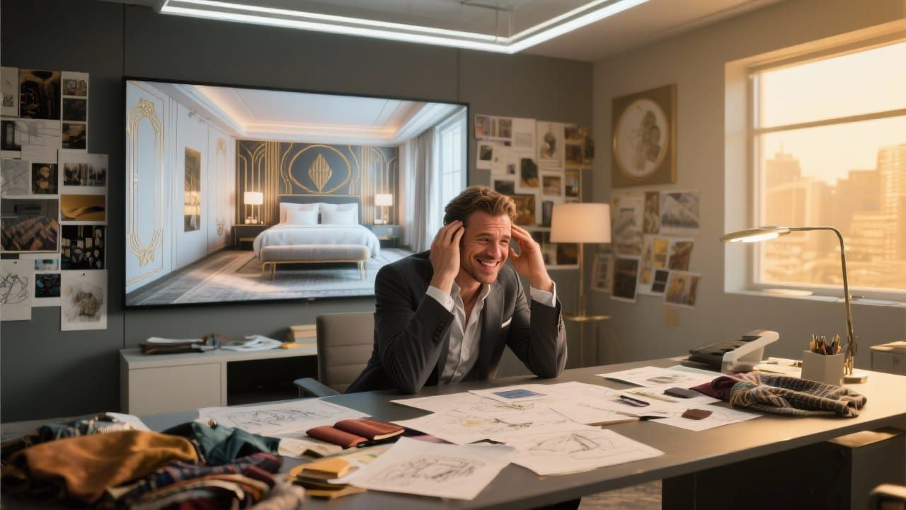 AI Concept Art Meets Reality in Art Deco Style