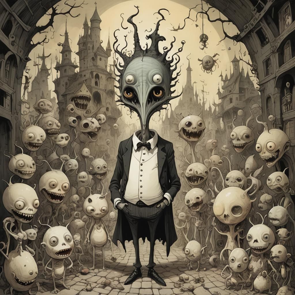 Surreal Ovaries Roe Digestive Tract Nightmare