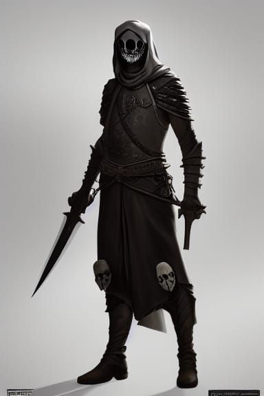 Skull Masked Knight Templar Concept Art