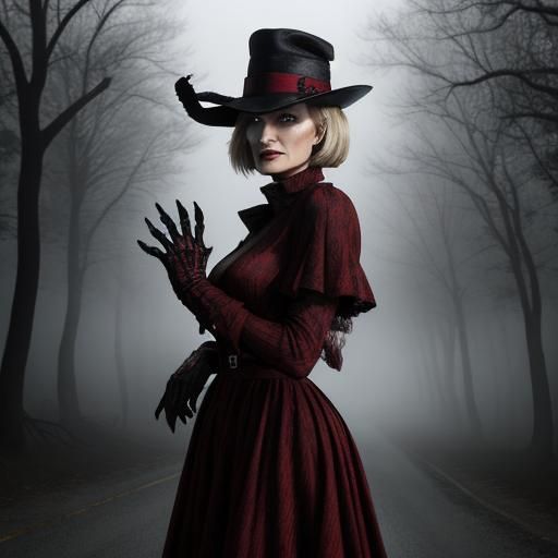 Frederica Kruger on a Misty Nightmare Street