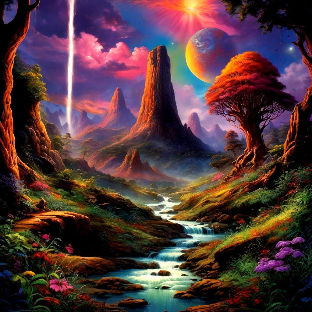 Surreal Landscape Inspired by Eggleton and Frank