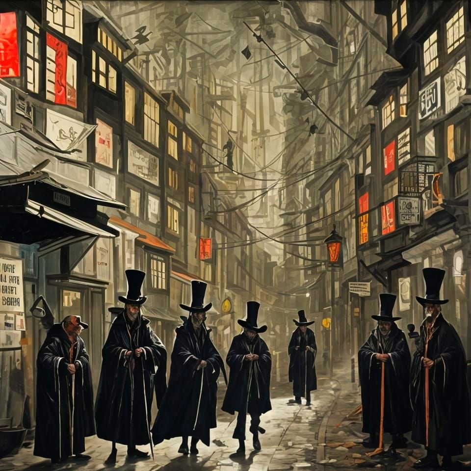 Nightmarish Alleyway Escape in a Dark Dream