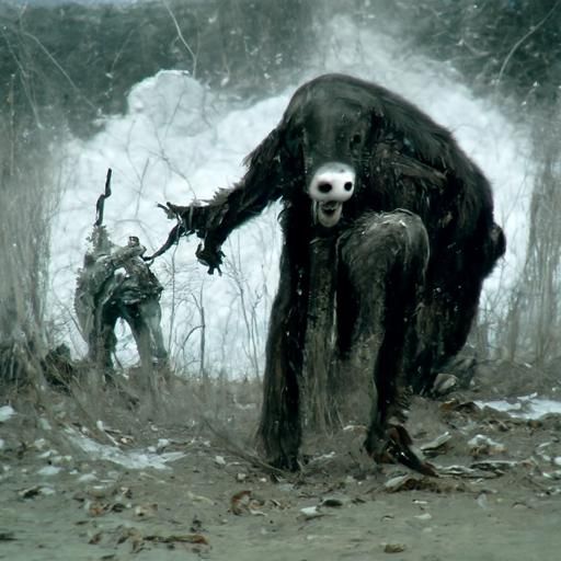 Discord Moderator on Trail Cam, Horror Art