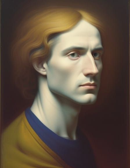 Divine Faces in Heavenly Landscape