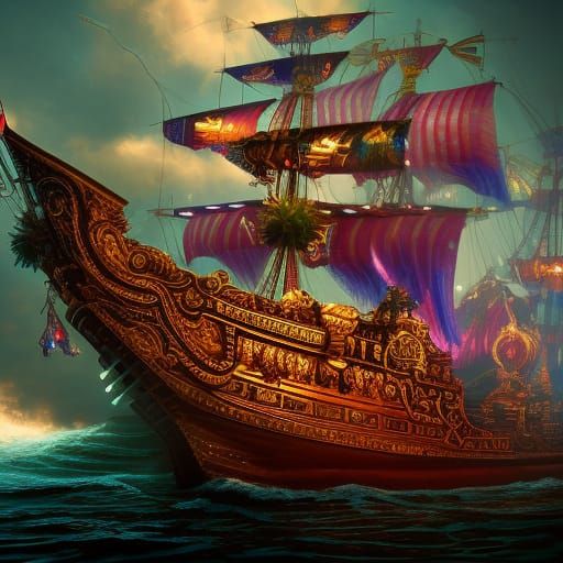 A Great Pirate Ship