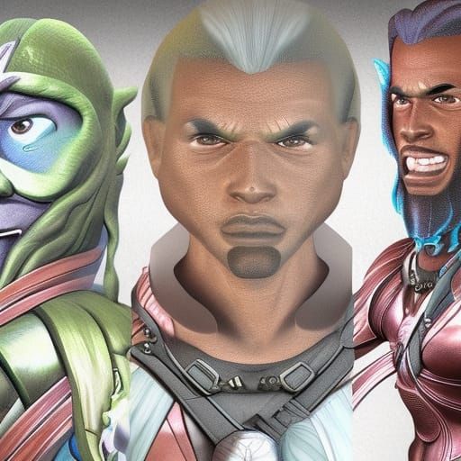 Captain Planet in 3D Unreal Engine Style