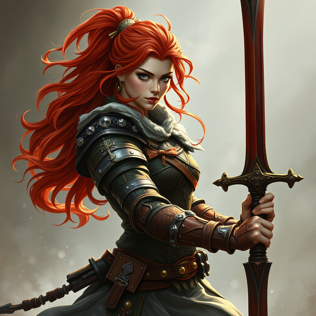 Red Head Warrior Image