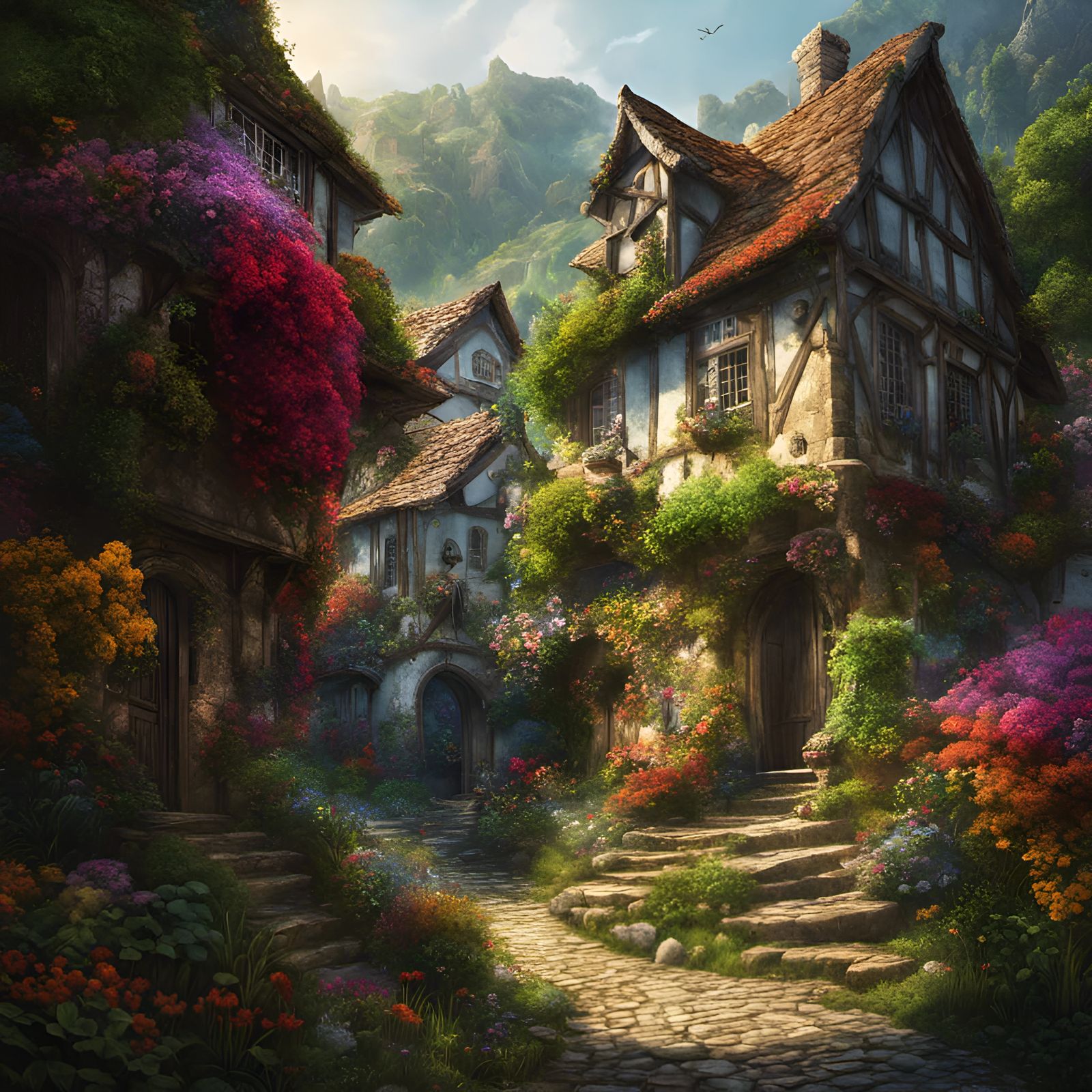 Mountain village