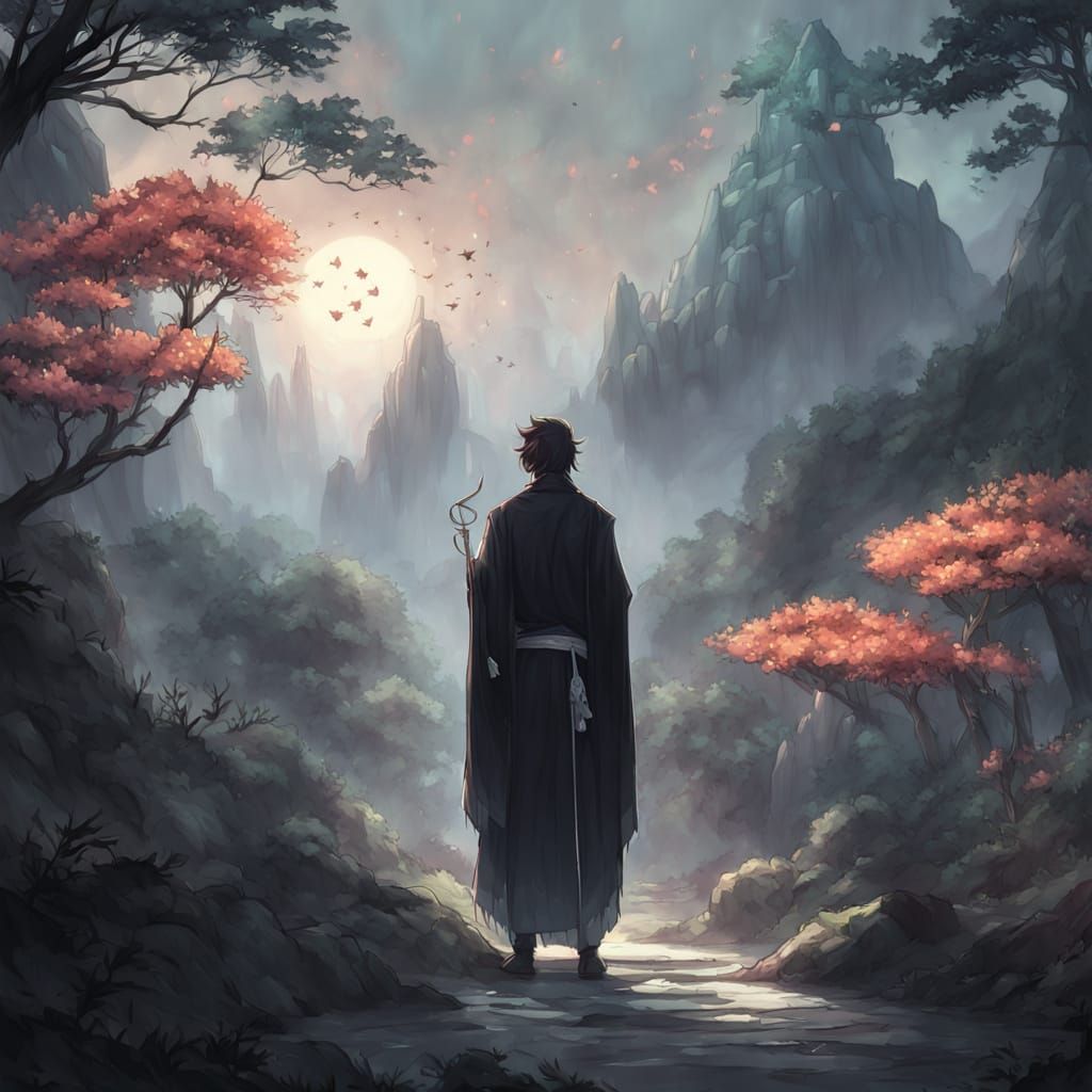 Handsome Man in Bamboo Grove: Anime BL Novel Cover