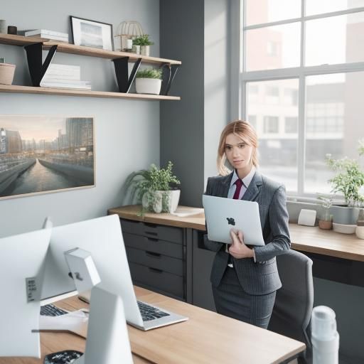 Hybrid Home Office Warehouse Concept Art