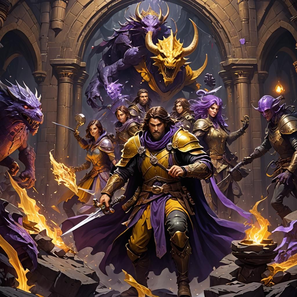 Dark Fantasy Dungeons and Dragons Art in 8K