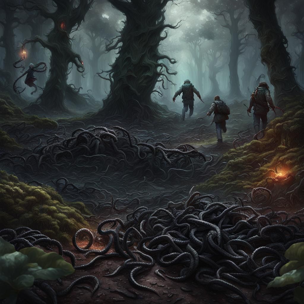 Horrific Worm Infested Corpse Chasing Children