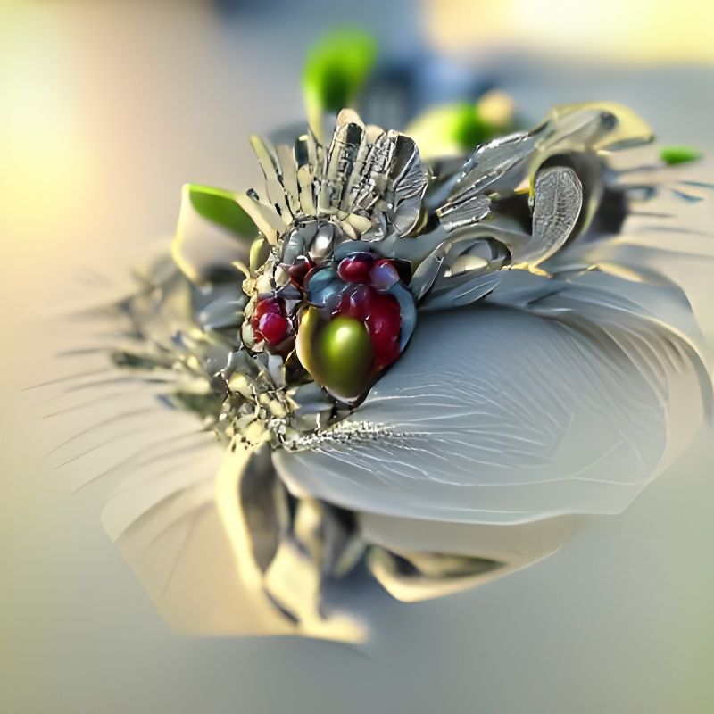 Beautiful Broach in 8K 3D Rendering