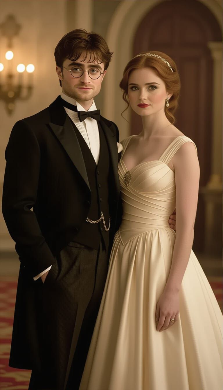 Elegant Figures in Cinematic, Muted Tones