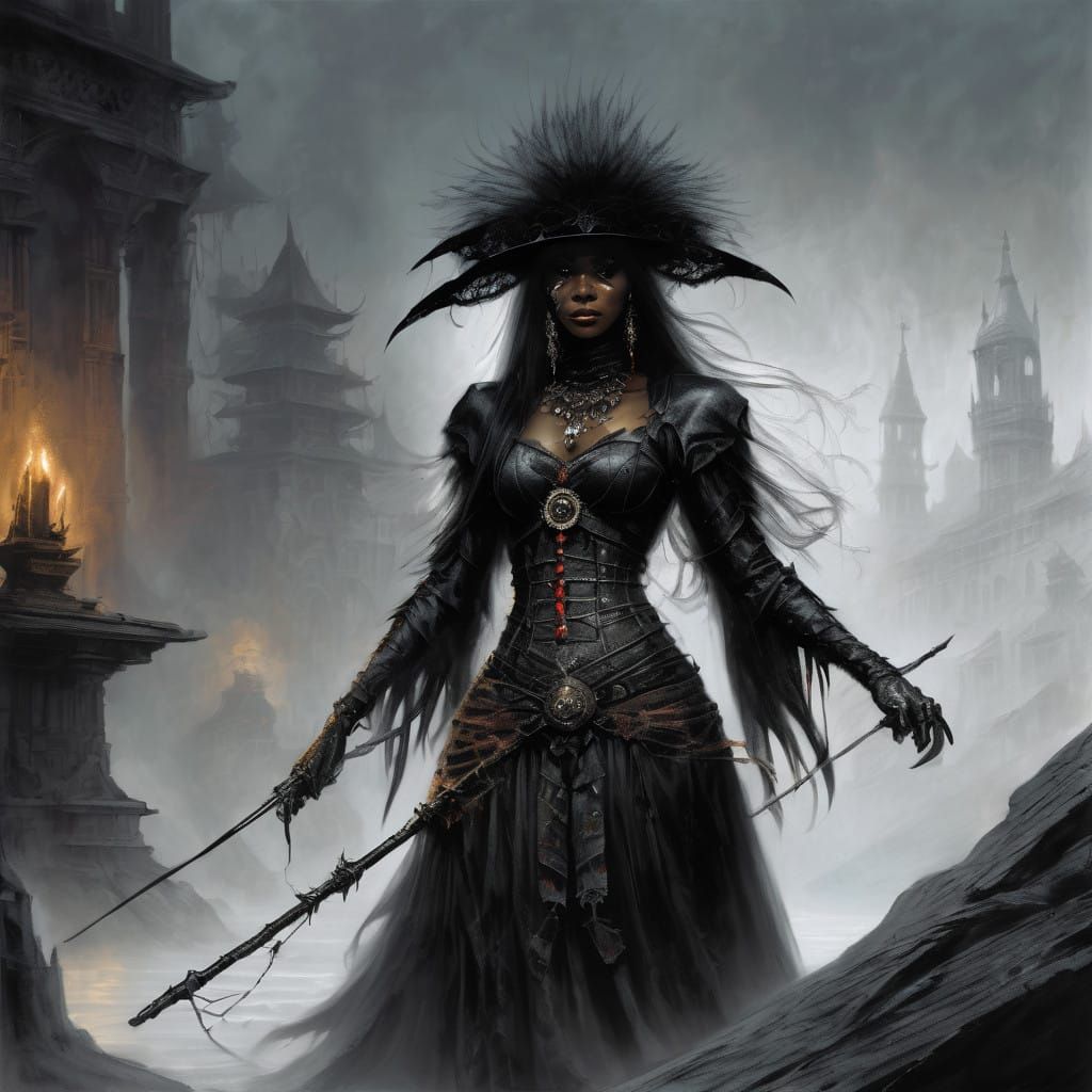 Enchantress in Mysterious Witch's Lodge