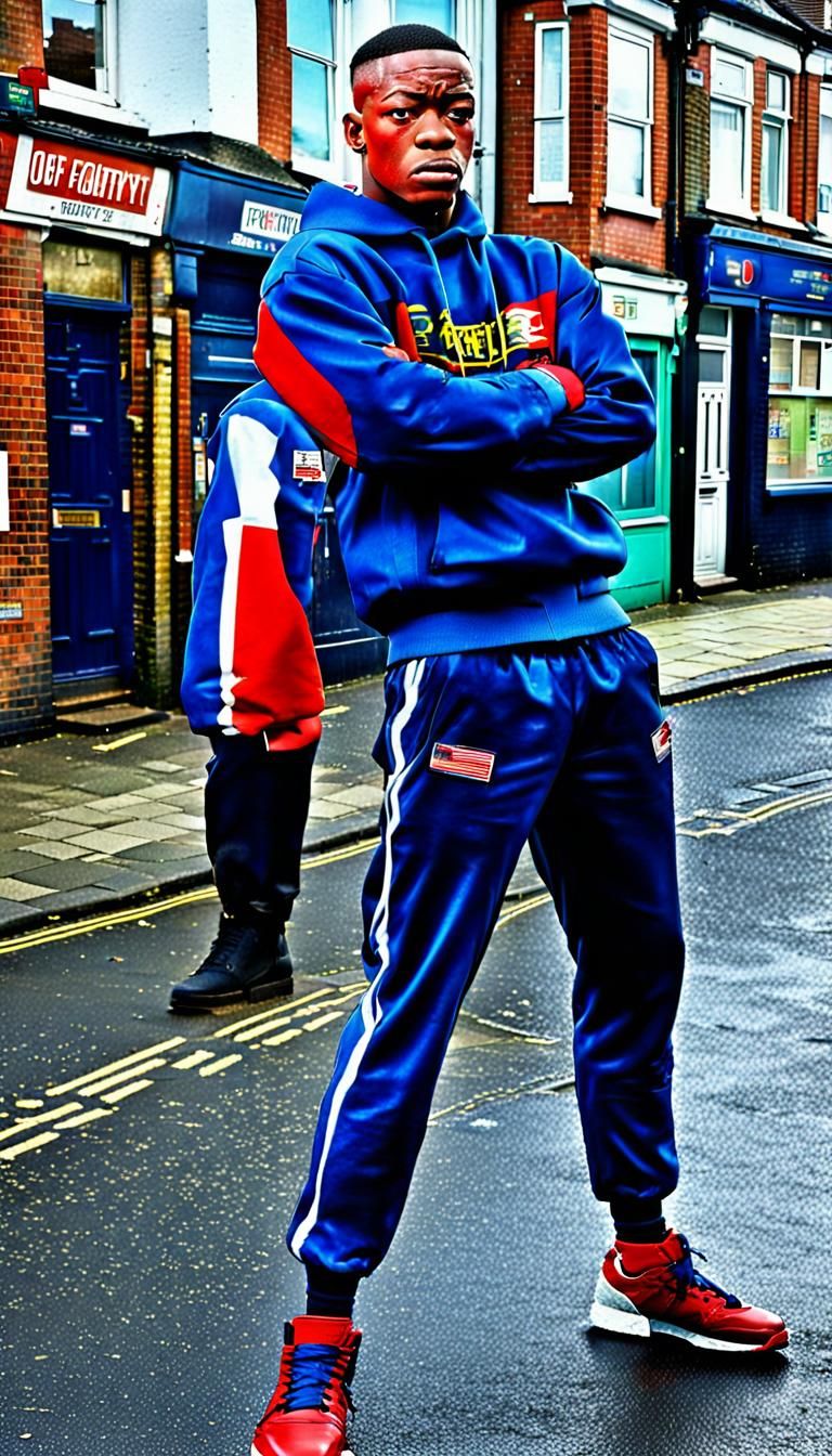 Cammy from Street Fighter in Britain