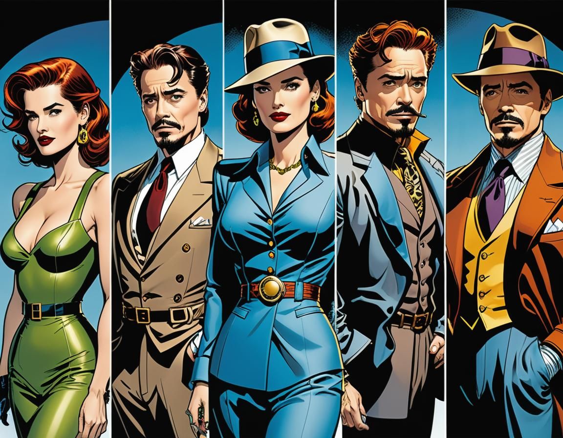 Comic Book Page: Detectives in Arabian Temple