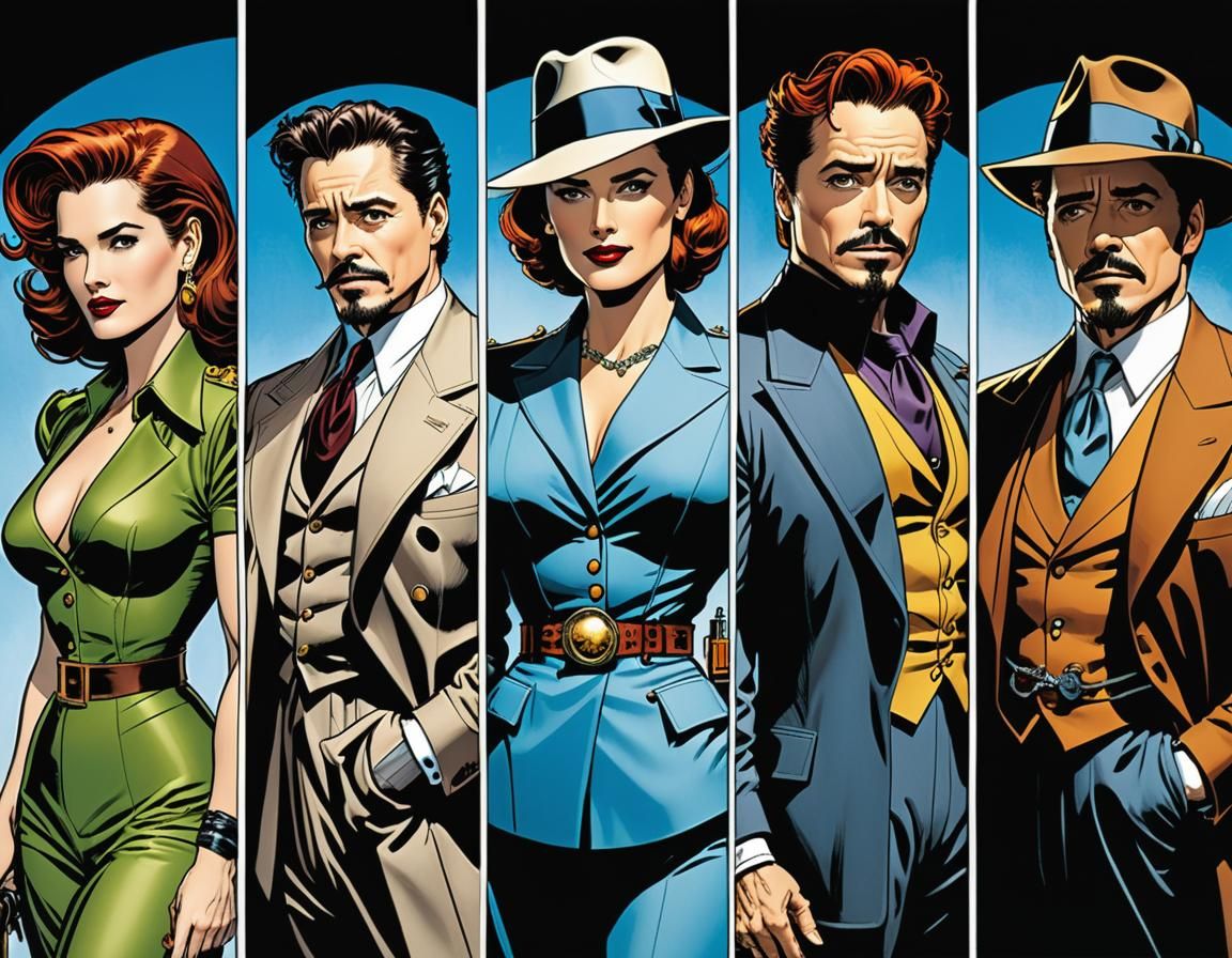 Comic Book Detectives Explore Ancient Desert Temple