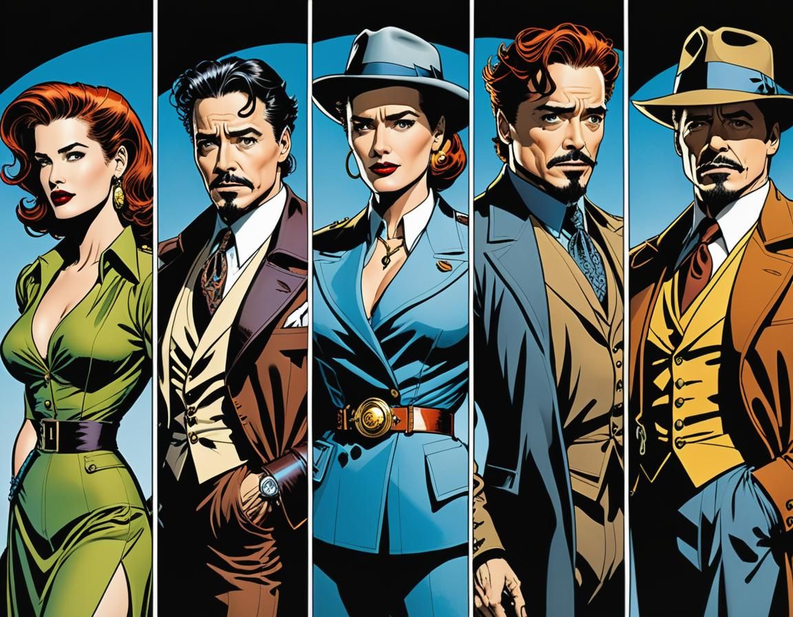 Comic Book Pages: Desert Temple Adventure