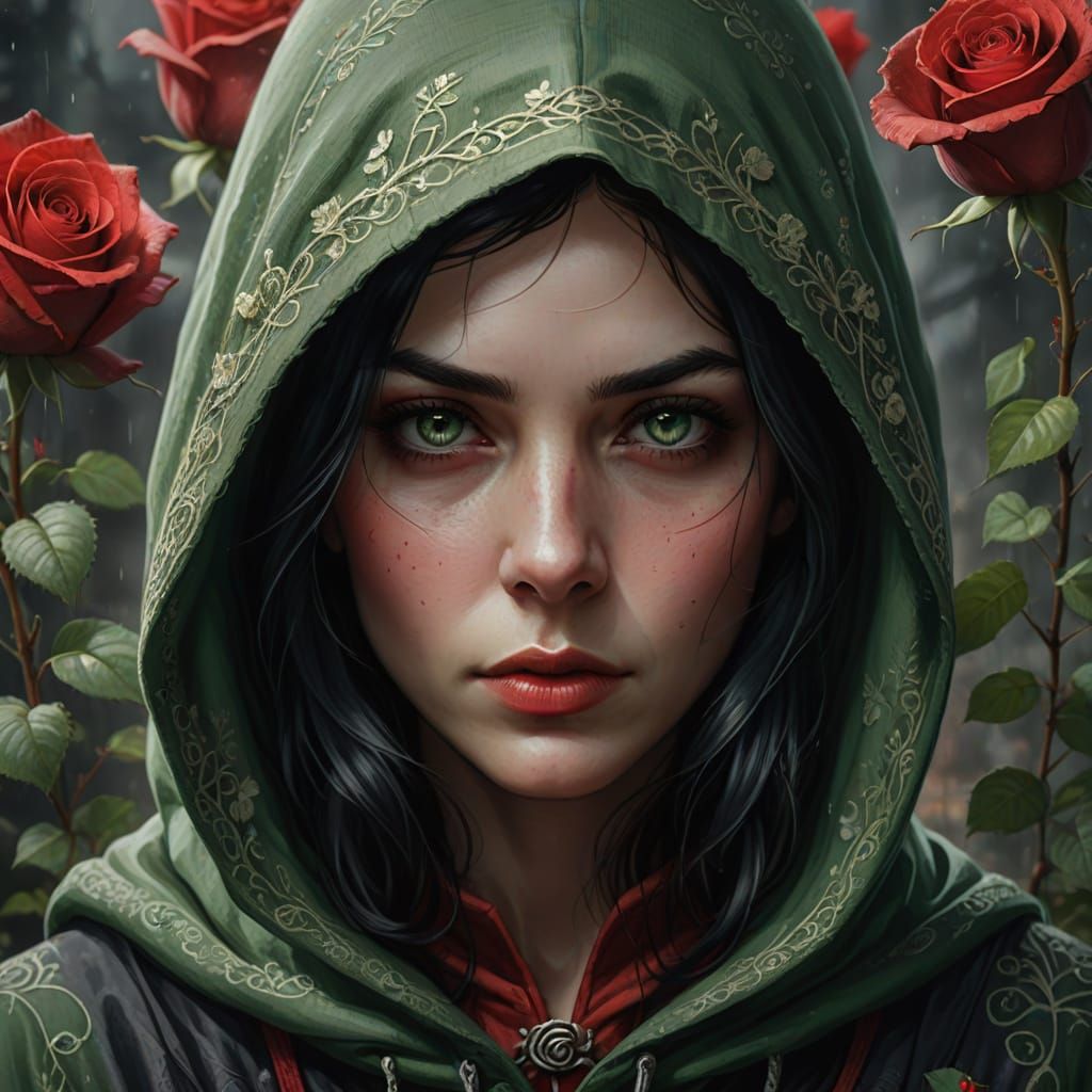 Ethereal Beauty in a Gloomy Hush