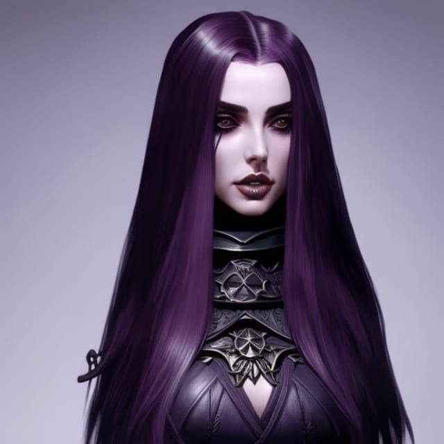 Gothic Dark Fantasy Princess with Volumetric Lighting