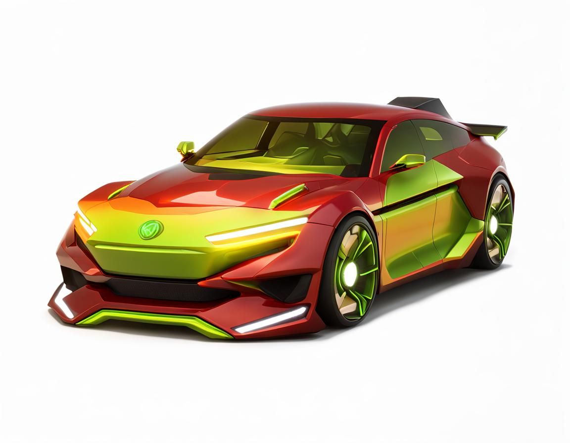 Omnitrix Motors Heatblast Electric Sports Car Concept