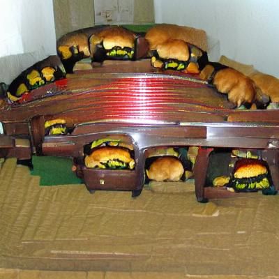 Hamburger Train: A Whimsical AI Creation