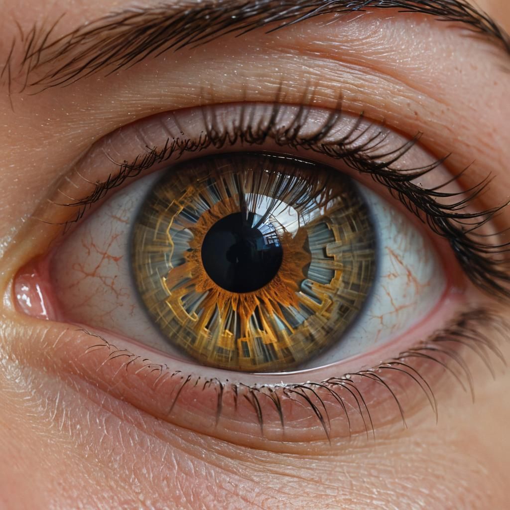 Floating Eye: A Macro Photography Masterpiece