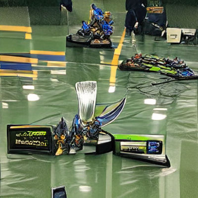 Cyberpunk Cityscape with Neon Reflections