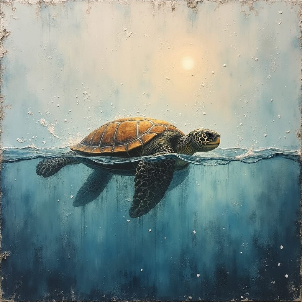 Turtle Island with Complex Textures