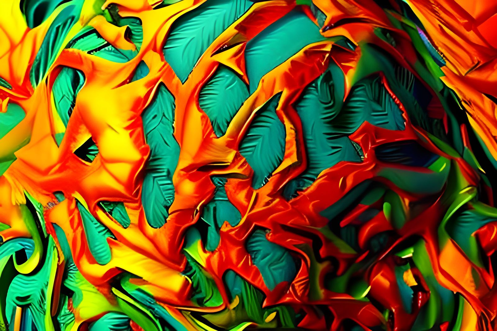 Expressionistic Deconstruction of a Human Brain