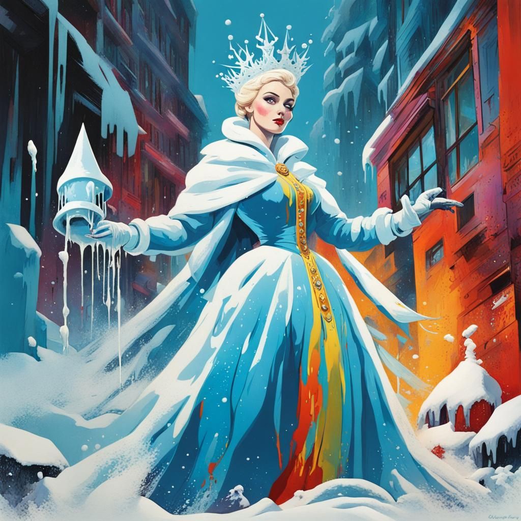 The Snow Queen: Graffiti Art in Soviet Style
