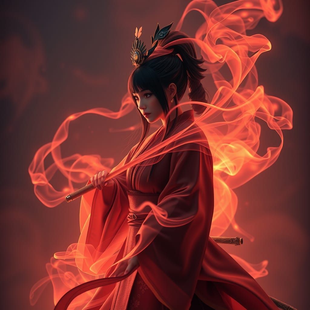 火の精霊 Japanese Fire Spirit