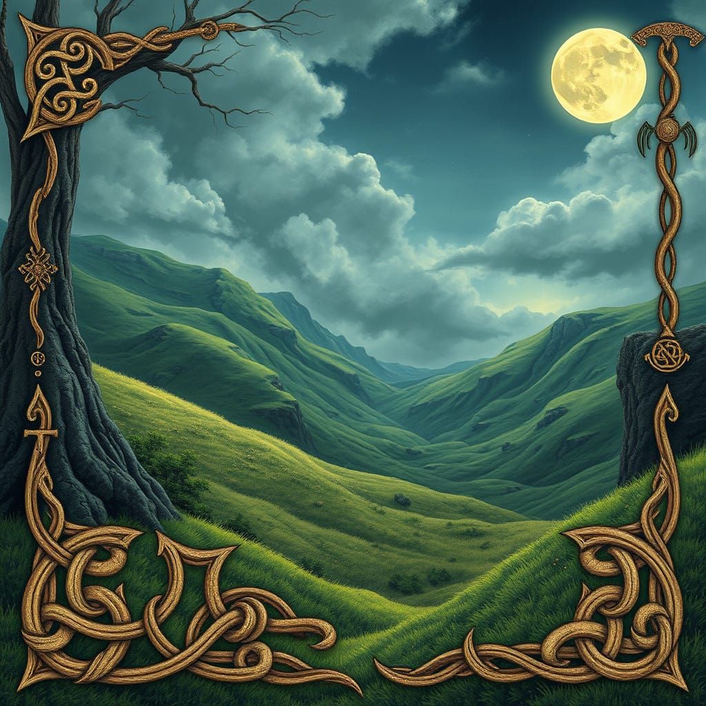 Ethereal Celtic Dreamscapes in Intricate Detail