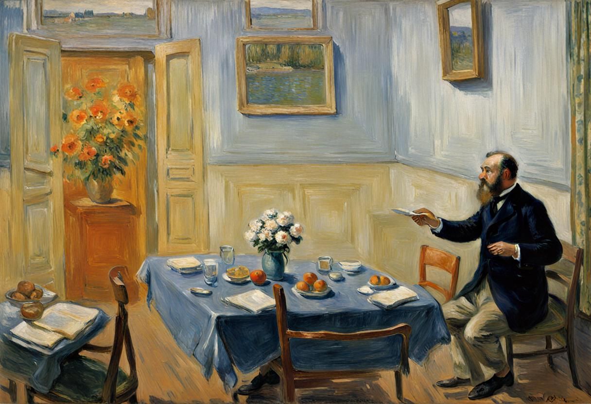 Monet-Inspired Impressionist Landscape