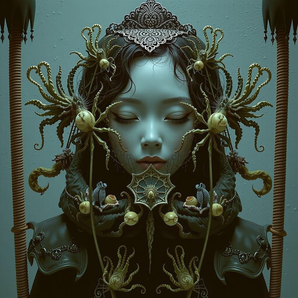 Ethereal Realities in Hyperrealistic Organic Art