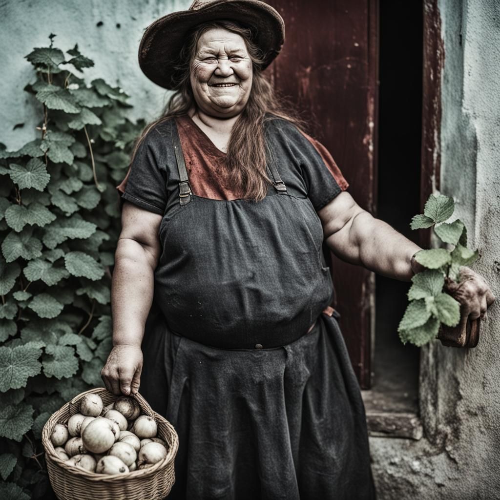 Ambient Portrait of a Young Woman as a Witch