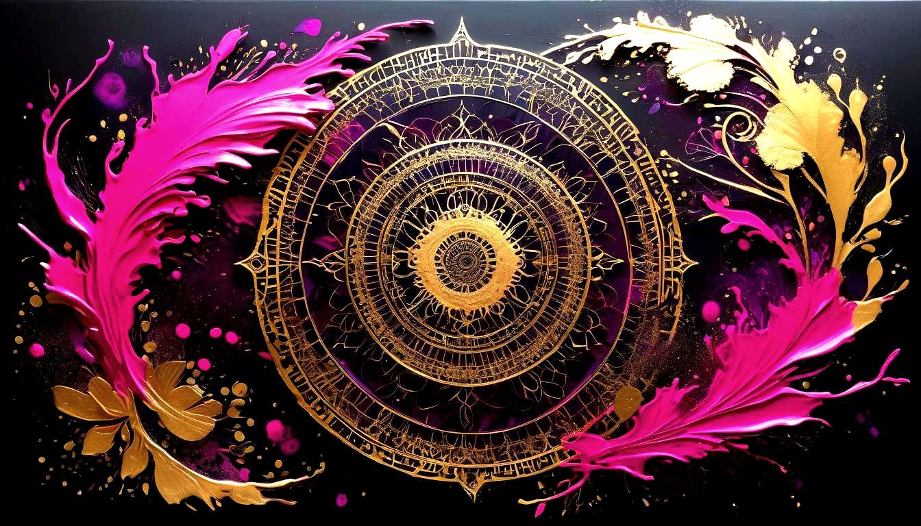 Abstract Mandala Study