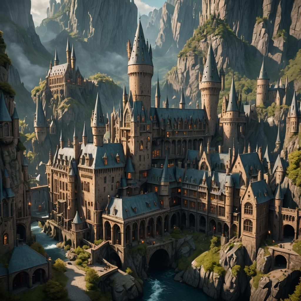 Harry Potter Fantasy Concept Art in Unreal Engine