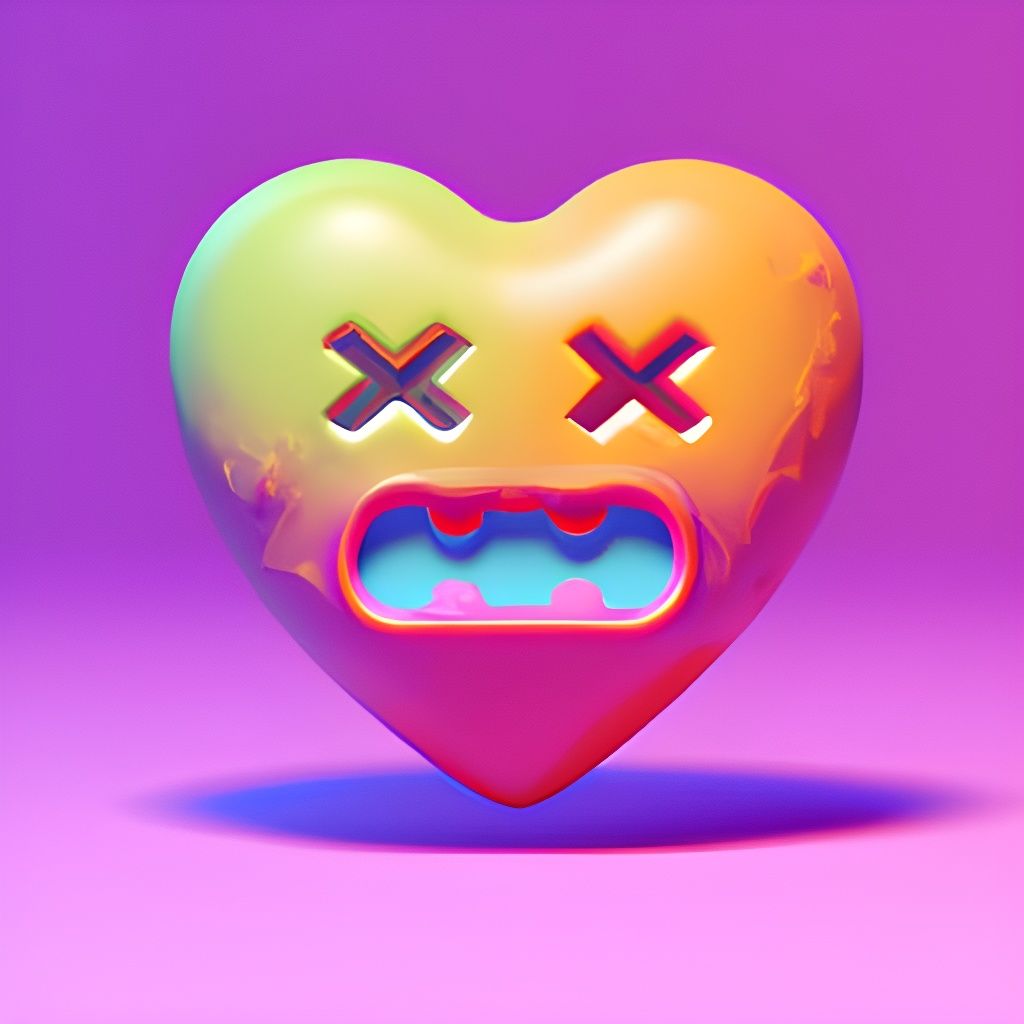 Cursed Emoji in Realistic 3D Render