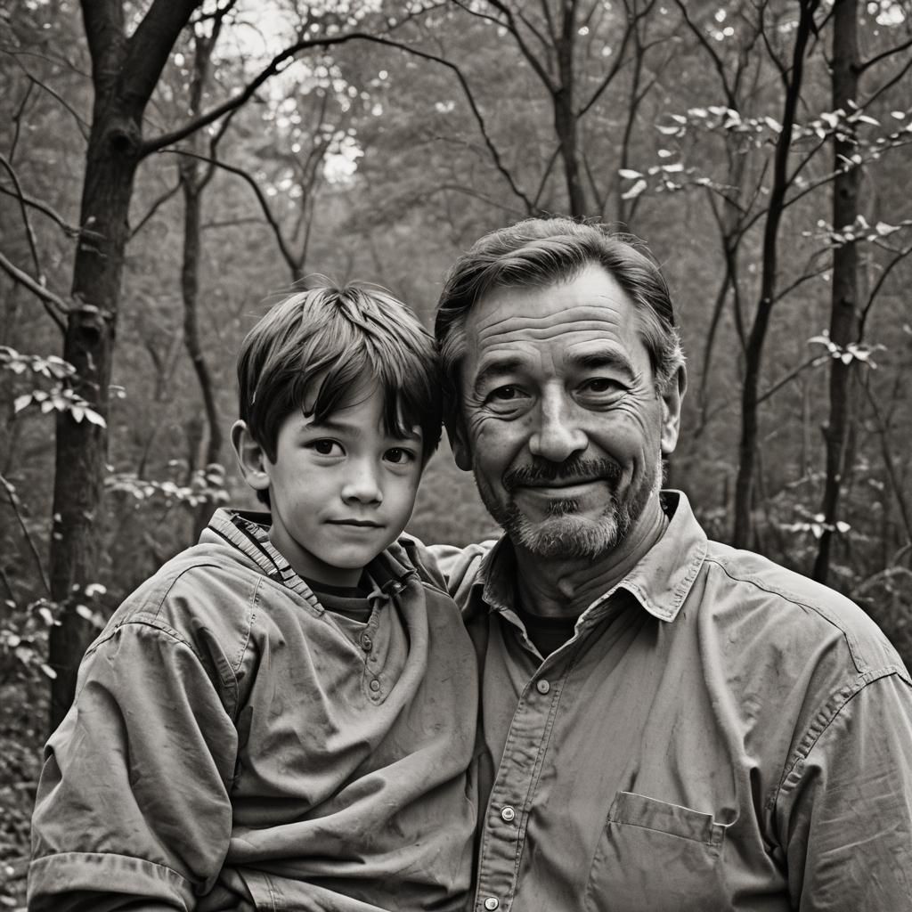 Father and Son: An AI Generated Image