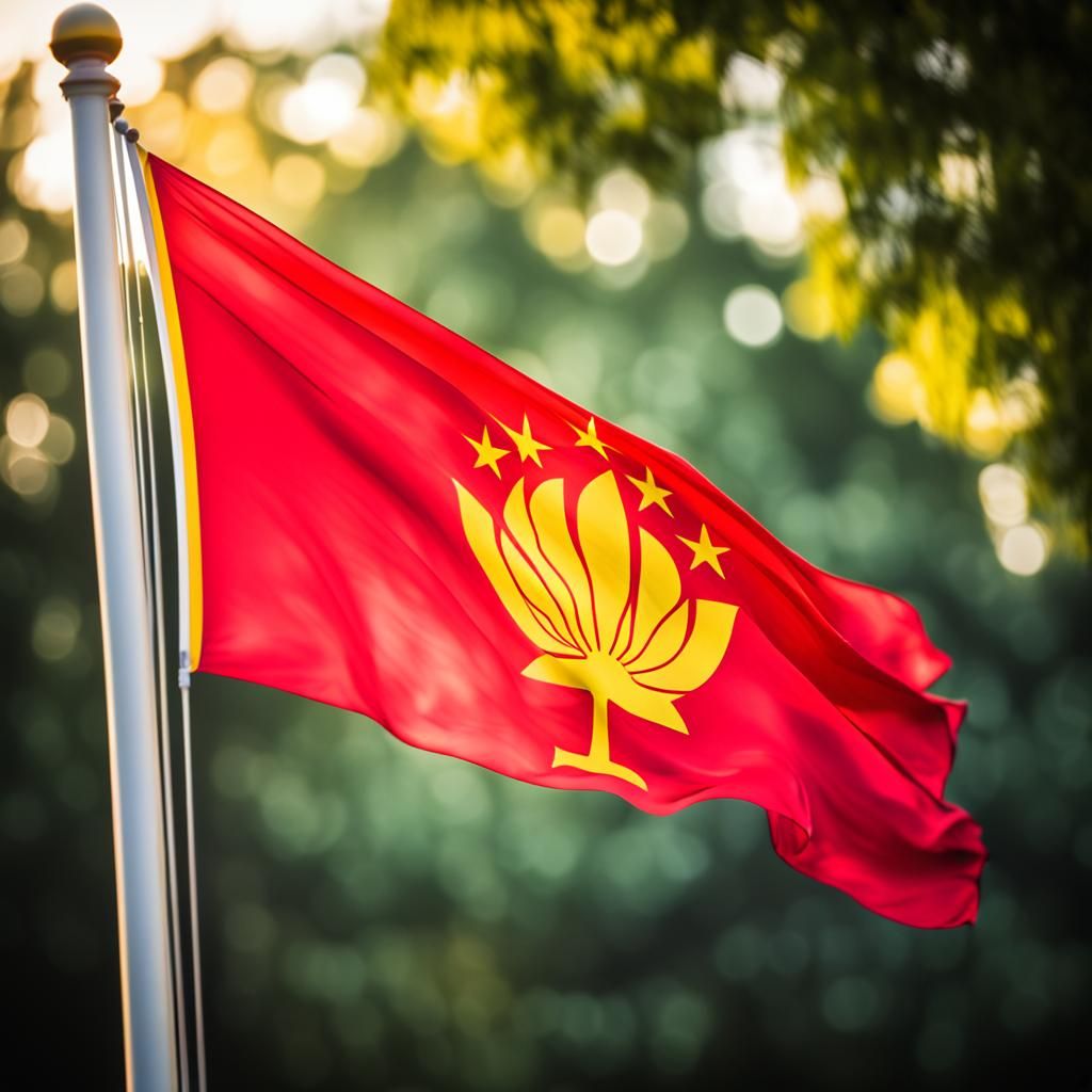 Social Liberal Distributism Flag: Professional Photography