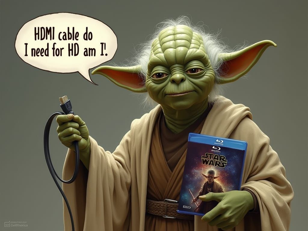 Yoda's Retro-Futuristic HDMI Revelation
