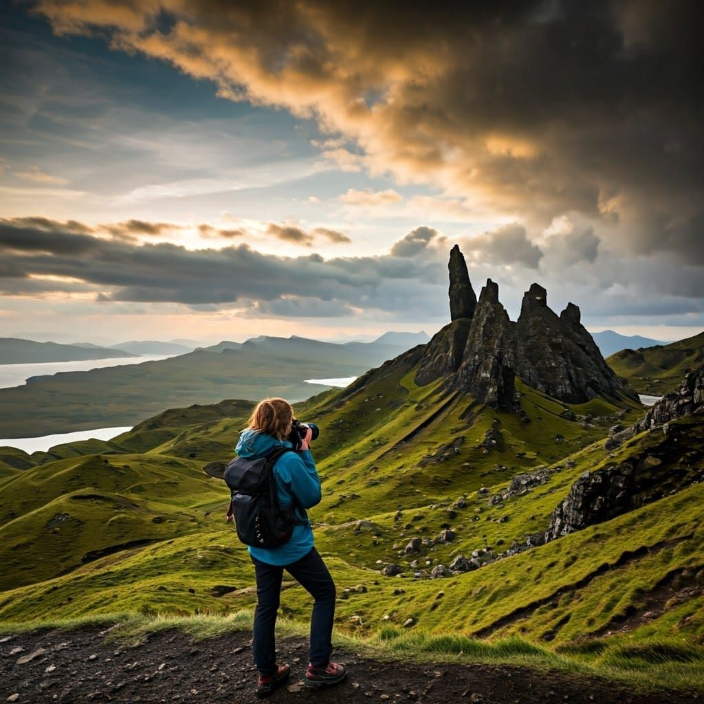 Photographer Captures Golden Light on Isle of Skye