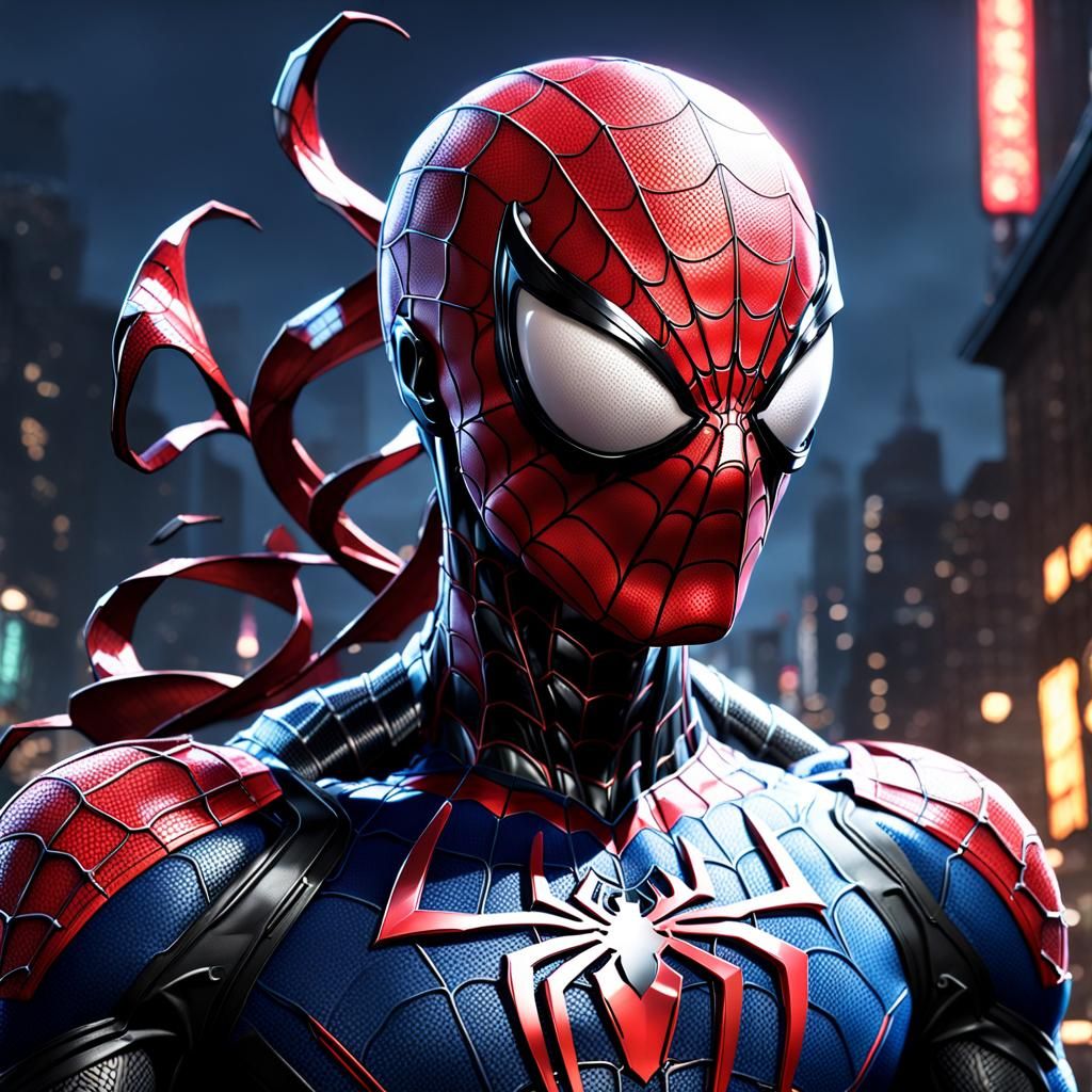 Heroic Ninja Warrior with Triadic Colors