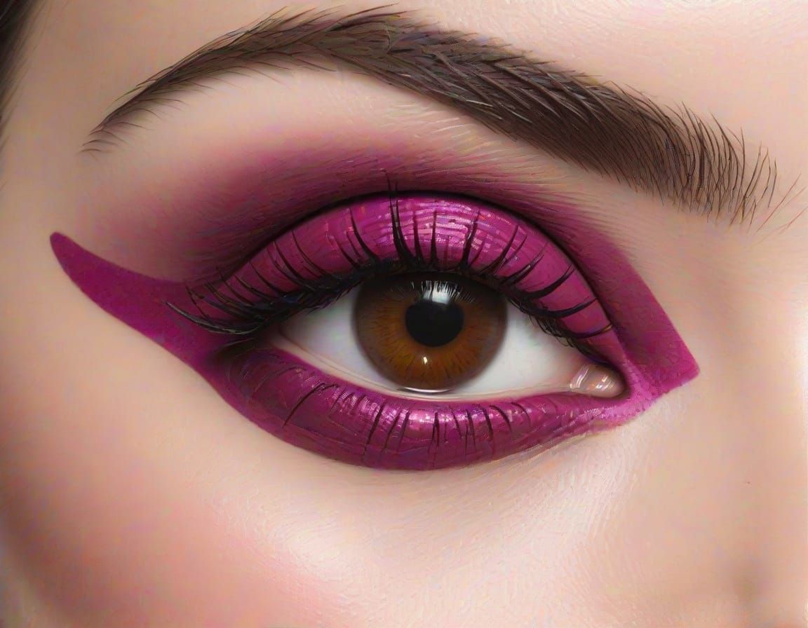 Vibrant Ruby Hues in a Mysterious Swamp Landscape